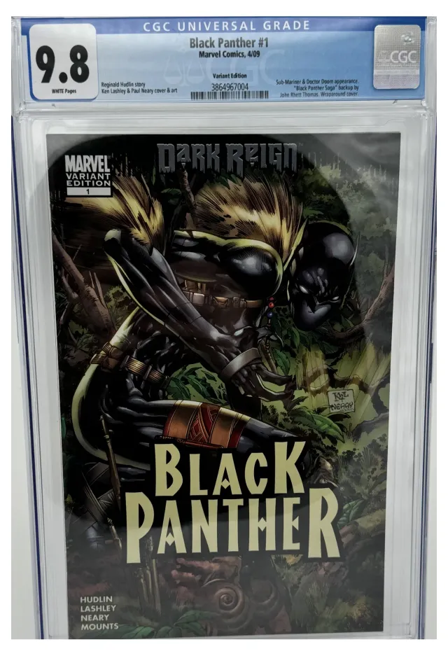 Black Panther, Vol. 5 #1 Ken Lashley Wraparound Variant comic book cover, 2009