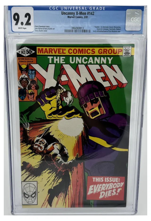 Uncanny X-Men, Vol. 1 #142 Direct Edition comic book cover, 1981