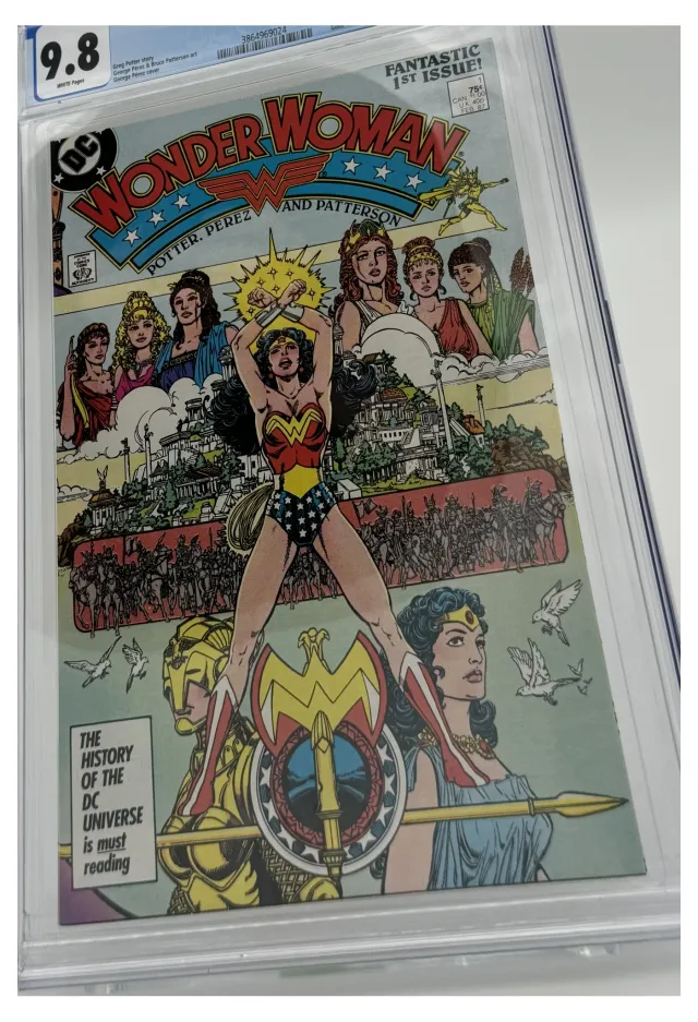 Wonder Woman, Vol. 2 #1 Direct Edition comic book cover, 1987