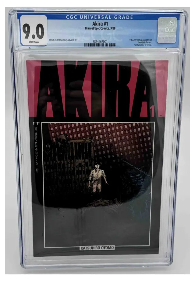 Akira #1 Regular Edition comic book cover, 1988