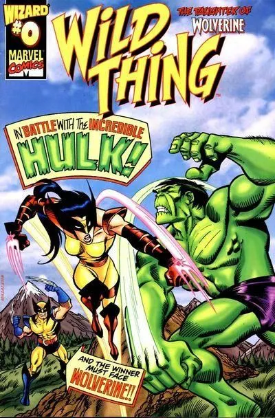 Wild Thing, Vol. 2 #0 comic book cover, 1999