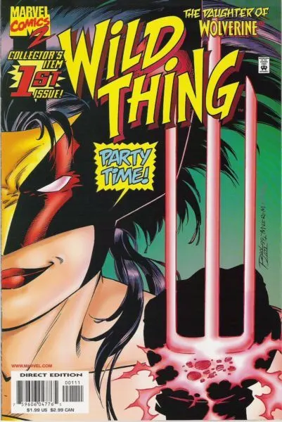 Wild Thing, Vol. 2 #1 comic book cover, 1999