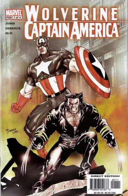 Wolverine / Captain America #1 comic book cover, 2004