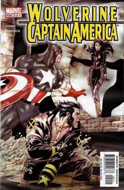 Wolverine / Captain America #2 comic book cover, 2004