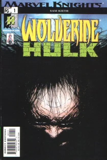 Wolverine / Hulk #1 comic book cover, 2002