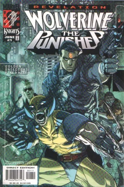 Wolverine / Punisher: Revelation #1 comic book cover, 1999