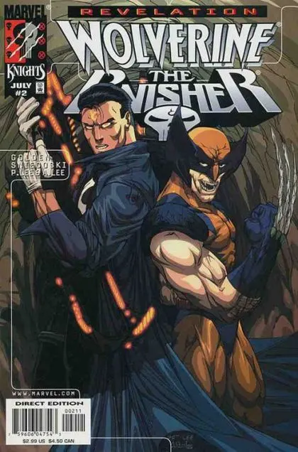Wolverine / Punisher: Revelation #2 comic book cover, 1999