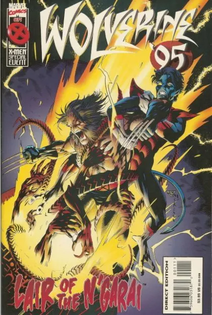 Wolverine, Vol. 2 Annual #1995 Direct Edition comic book cover, 1995