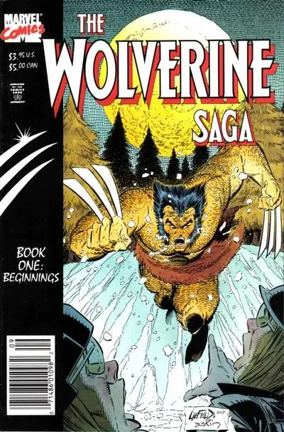 Wolverine Saga, Vol. 1 #1 comic book cover, 1989