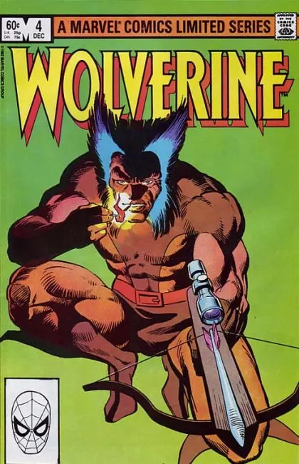 Wolverine, Vol. 1 #4 Direct Edition comic book cover, 1982