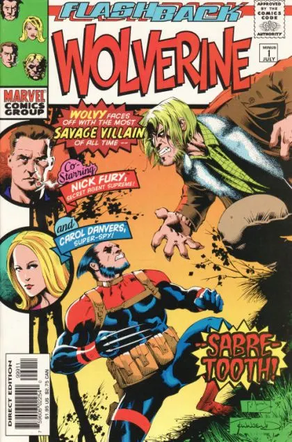 Wolverine, Vol. 2 #-1A comic book cover, 1997