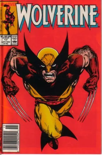Wolverine, Vol. 2 #17 Newsstand Edition comic book cover, 1989