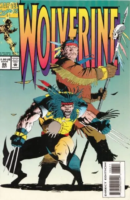 Wolverine, Vol. 2 #86 Direct Edition comic book cover, 1994