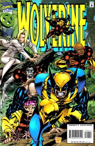 Wolverine, Vol. 2 #94 Direct Deluxe Edition comic book cover, 1995