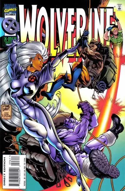 Wolverine, Vol. 2 #96 Direct Deluxe Edition comic book cover, 1995