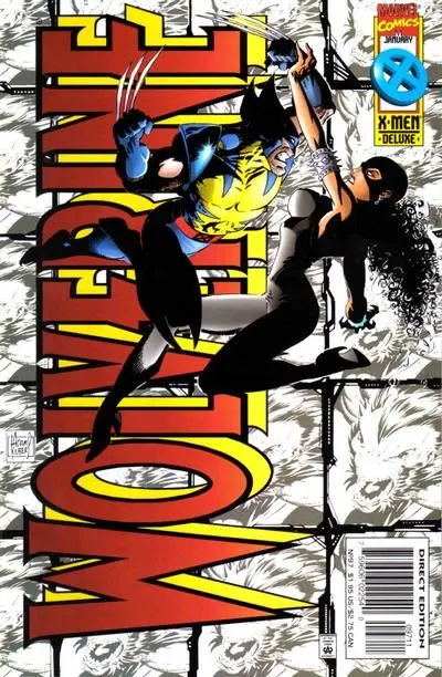 Wolverine, Vol. 2 #97 Direct Edition comic book cover, 1996