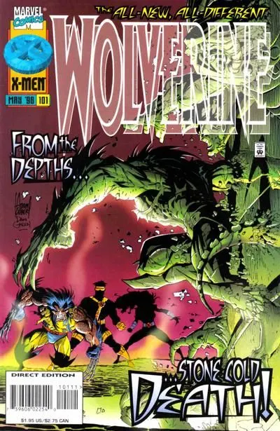 Wolverine, Vol. 2 #101 Direct Edition comic book cover, 1996