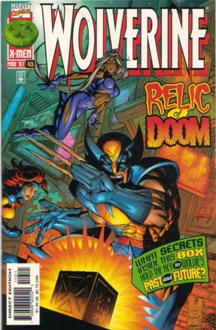 Wolverine, Vol. 2 #113 Direct Edition comic book cover, 1997