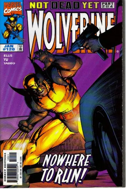 Wolverine, Vol. 2 #120 Direct Edition comic book cover, 1998