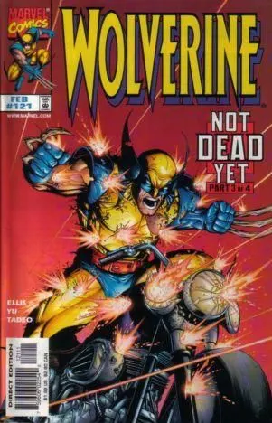 Wolverine, Vol. 2 #121 Direct Edition comic book cover, 1998