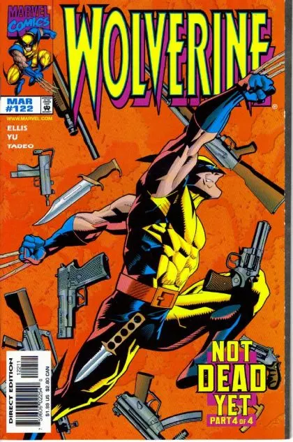 Wolverine, Vol. 2 #122 Direct Edition comic book cover, 1998