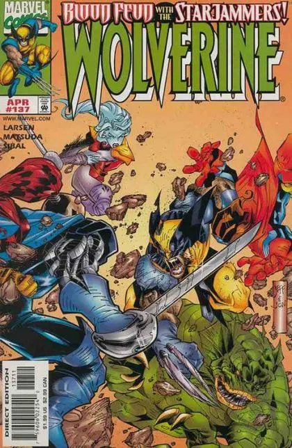 Wolverine, Vol. 2 #137 Direct Edition comic book cover, 1999