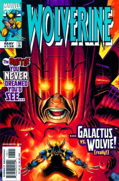 Wolverine, Vol. 2 #138 Direct Edition comic book cover, 1999