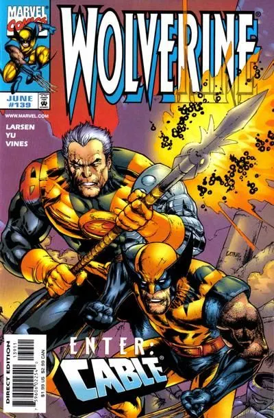 Wolverine, Vol. 2 #139 Direct Edition comic book cover, 1999