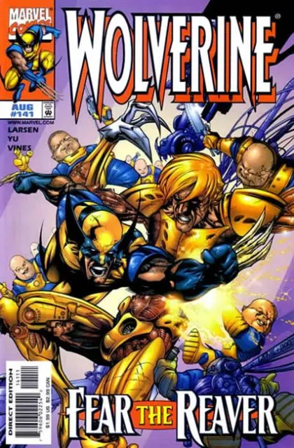 Wolverine, Vol. 2 #141 Direct Edition comic book cover, 1999