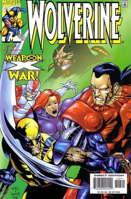Wolverine, Vol. 2 #143 Direct Edition comic book cover, 1999
