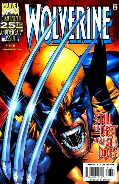 Wolverine, Vol. 2 #145 Direct Edition - Standard Cover comic book cover, 1999