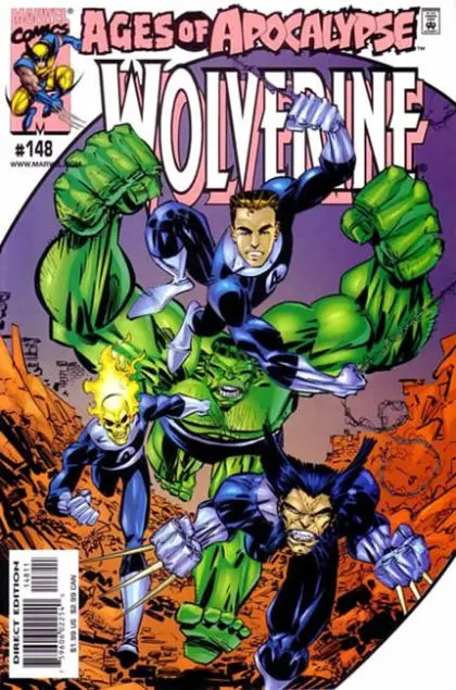 Wolverine, Vol. 2 #148 Direct Edition comic book cover, 2000