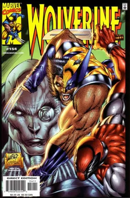 Wolverine, Vol. 2 #154 Direct Edition comic book cover, 2000