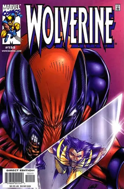Wolverine, Vol. 2 #155 Direct Edition comic book cover, 2000