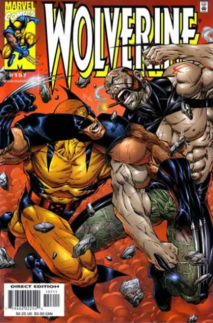 Wolverine, Vol. 2 #157 Direct Edition comic book cover, 2000