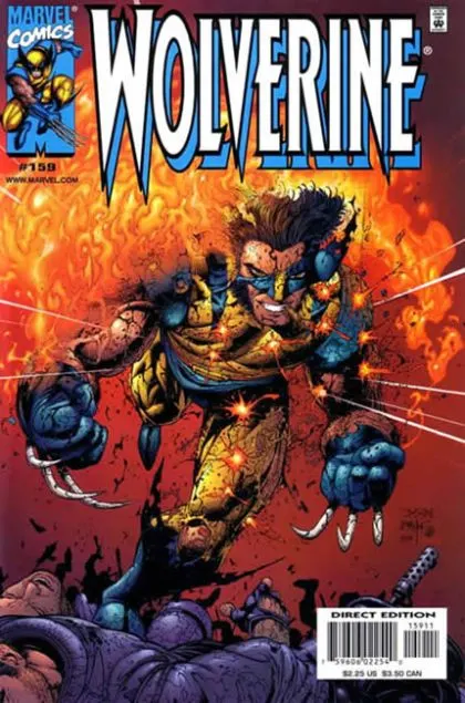 Wolverine, Vol. 2 #159 Direct Edition comic book cover, 2001