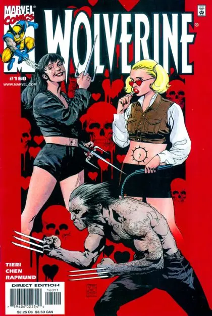 Wolverine, Vol. 2 #160 Direct Edition comic book cover, 2001