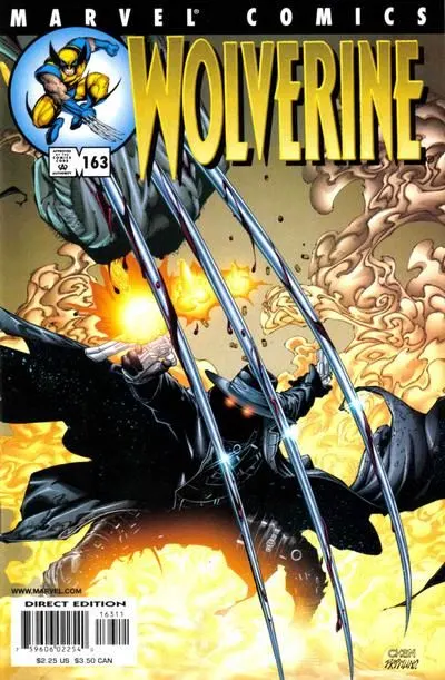 Wolverine, Vol. 2 #163 Direct Edition comic book cover, 2001