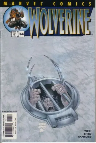 Wolverine, Vol. 2 #164 Direct Edition comic book cover, 2001