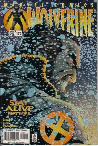 Wolverine, Vol. 2 #170 Direct Edition comic book cover, 2002