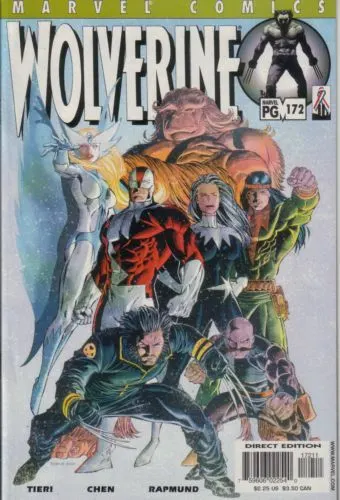 Wolverine, Vol. 2 #172 Direct Edition comic book cover, 2002