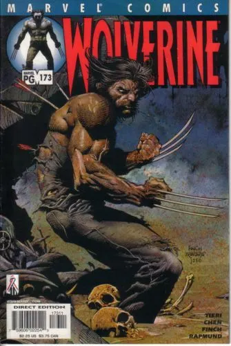 Wolverine, Vol. 2 #173 Direct Edition comic book cover, 2002