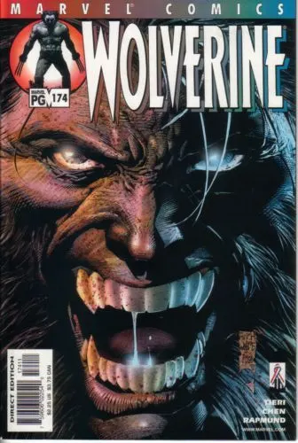 Wolverine, Vol. 2 #174 Direct Edition comic book cover, 2002