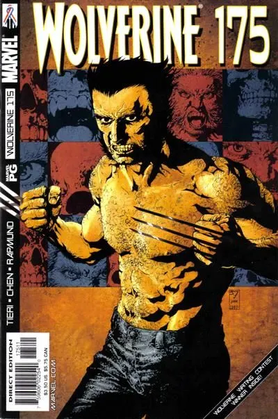 Wolverine, Vol. 2 #175 Direct Edition comic book cover, 2002