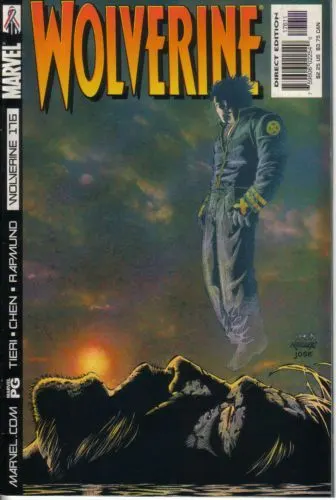 Wolverine, Vol. 2 #176 Direct Edition comic book cover, 2002