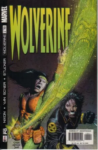 Wolverine, Vol. 2 #179 Direct Edition comic book cover, 2002