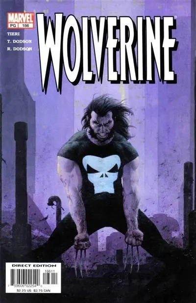 Wolverine, Vol. 2 #186 Direct Edition comic book cover, 2003