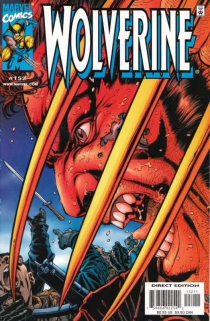 Wolverine, Vol. 2 #152 Direct Edition comic book cover, 2000