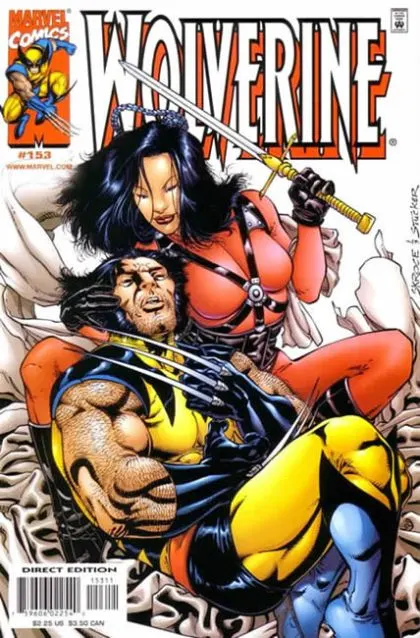 Wolverine, Vol. 2 #153 Direct Edition comic book cover, 2000