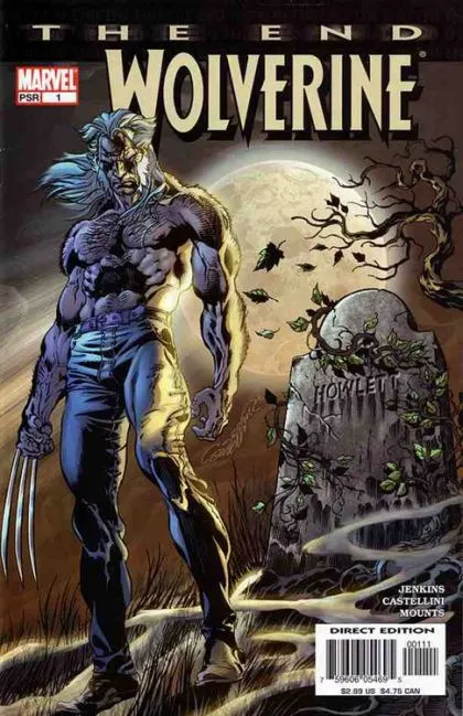 Wolverine: The End #1 comic book cover, 2004